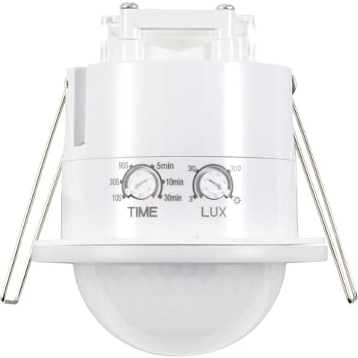 Sygonix SY-6733034, Decken-Bewegungsmelder Unterputz 360° Relais, Weiß, IP54, präzise Bewegungserkennung – Bild 4