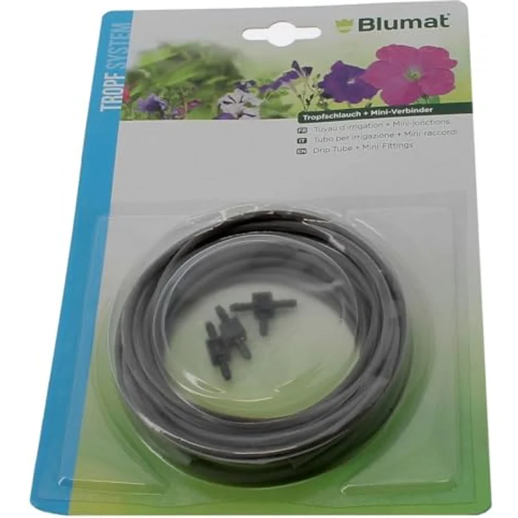 Blumat Tropfschlauch 3 Meter, Bewässerungssystem mit Anschlüssen für effiziente Gartenbewässerung – Bild 2
