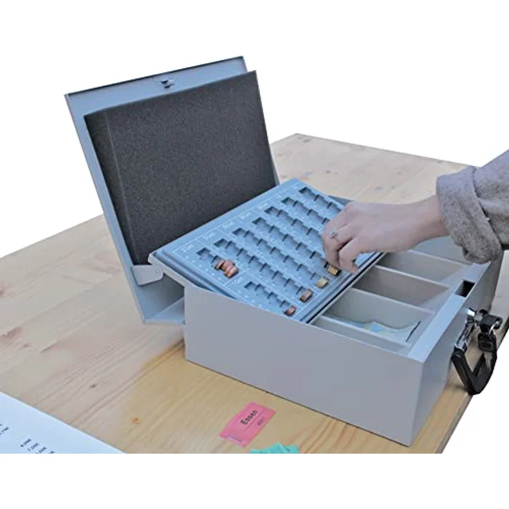 WEDO Geldzählkassette Universa, lichtgrau – Bild 3