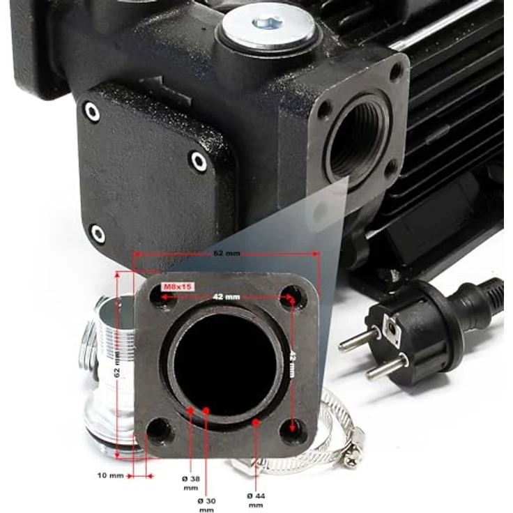 MEMBRANPUMPE FASSPUMPE AD-BLUE Pumpe Selbstansaugend Wasserpumpe 230V 34l Min 146479160886