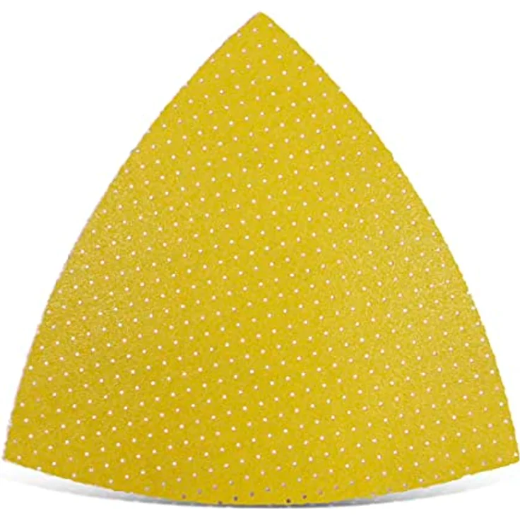 MENZER Ultrapad Klett-Schleifblätter, 93 mm für Deltaschleifer, Weißes Edelkorund K180, staubfreies Schleifen, 25 Stück – Bild 1