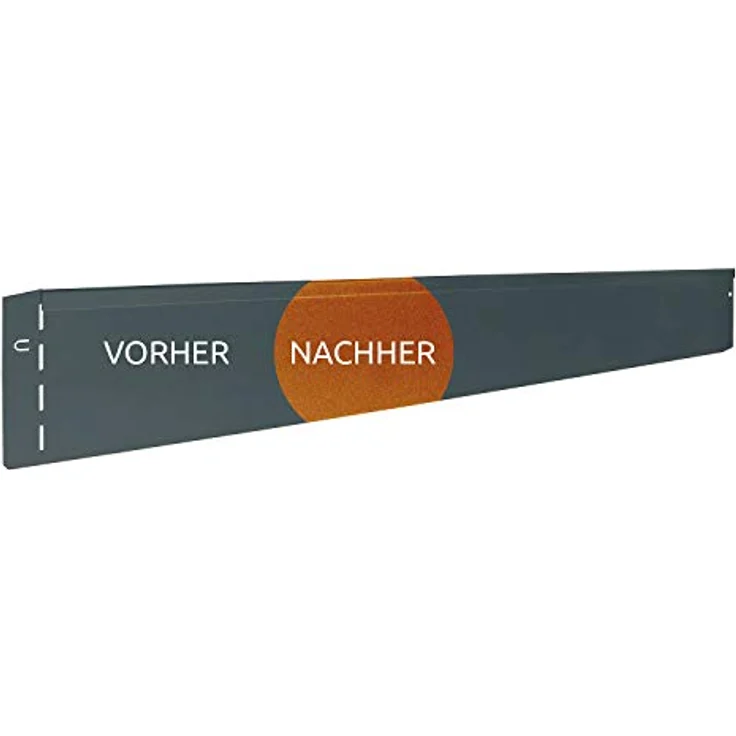 bellissa Rasenkante CORTEN aus Metall - 7021 - Cortenstahl - 118 x 13 cm, Nutzlänge 11,5 m - Mit patentierter Verbindungstechnik – Bild 1