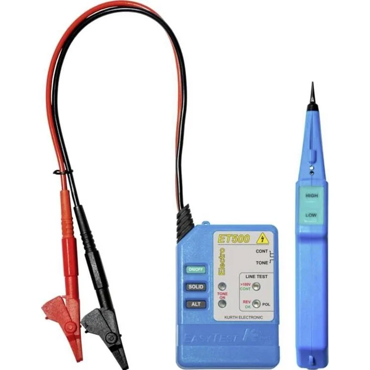 Gossen METRAWAT D150C, Multimeter mit Fremdspannungsschutz bis 350 V AC und 35 cm Prüfschnüren für Elektroinstallationen – Bild 1