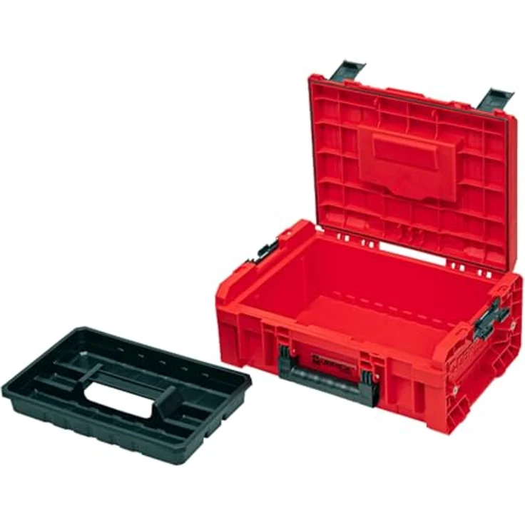 QBRICK System Werkzeugkoffer Qbrick System PRO Technician Case 2.0 RED ULTRA HD Custom 450x332x171, Robuster Werkzeugkoffer für Profis in Rot – Bild 3