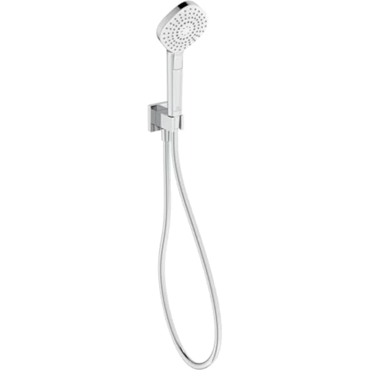 Ideal Standard Brausehalter Idealrain Atelier, eckig mit Anschluss G 1/2, verchromt, langlebig und pflegeleicht – Bild 3