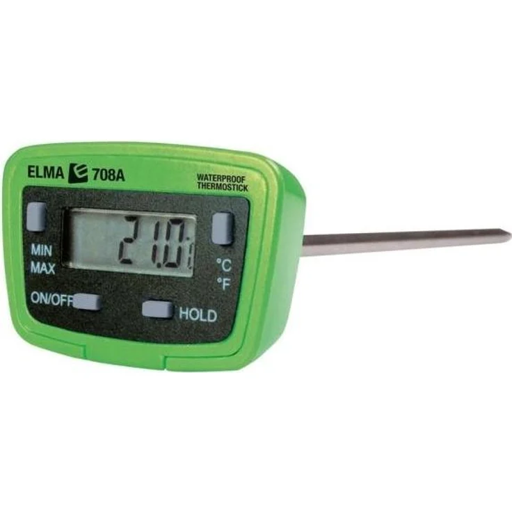 Elma Instruments Elma 708 Indstikstermometer, Thermometer + Hygrometer, präzise Messung von Temperatur und Luftfeuchtigkeit