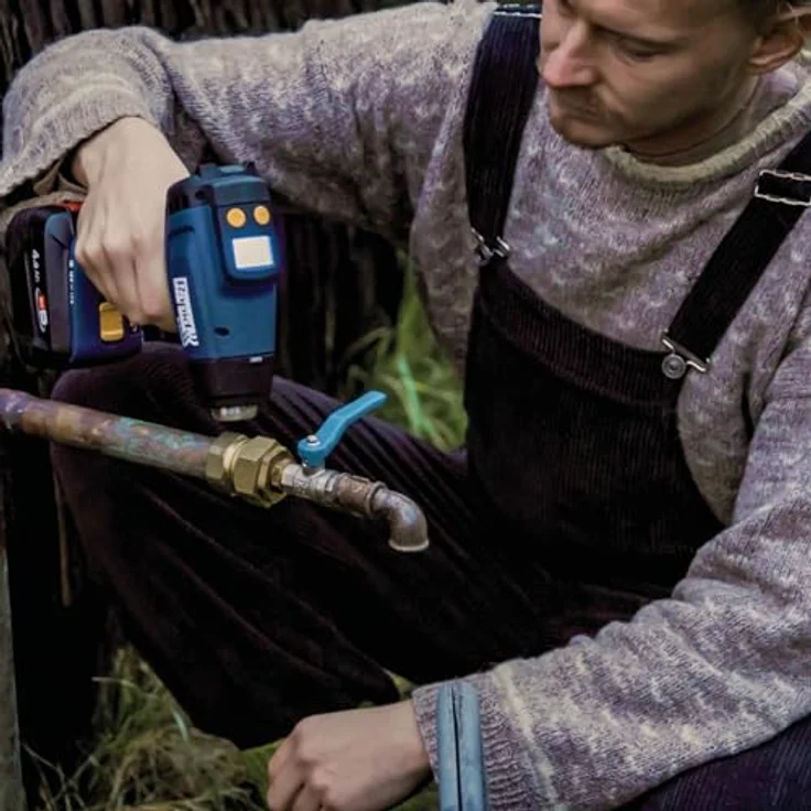 Rapid Akku-Heißluftpistole RX1000, 18V POWER FOR ALL, LCD-Display, Temperatur Bis Zu 550°C – Bild 3