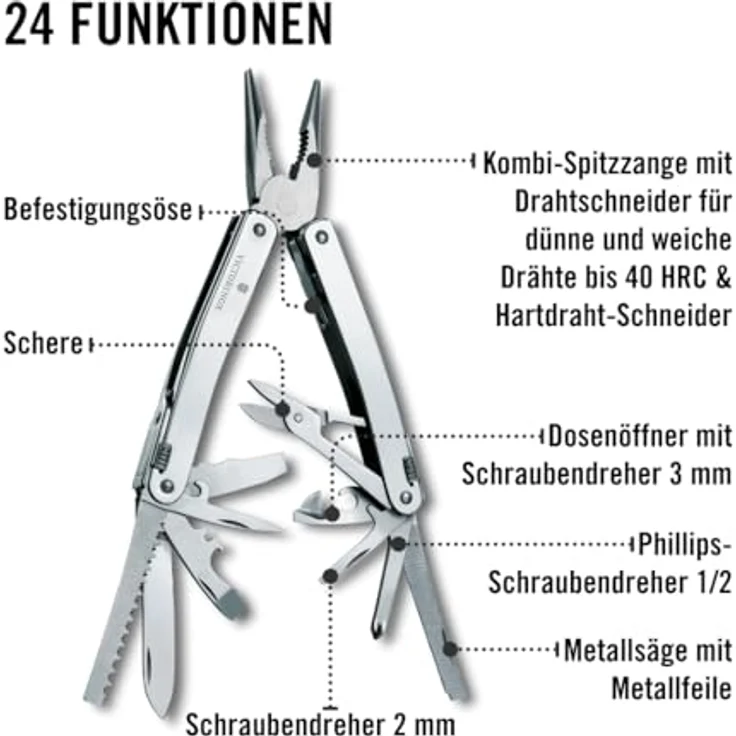 Victorinox SwissTool Spirit X in Nylon-Etui (3.0224.N) – Bild 5