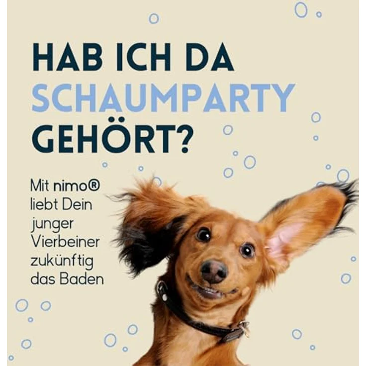 nimo Tiershampoo Welpen Shampoo sensitiv, 5000 ml, gegen Juckreiz und Trockenheit, für alle Felltypen geeignet – Bild 2