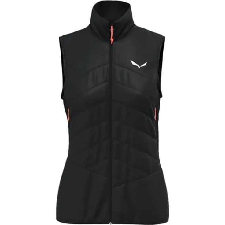 "Salewa ORTLES HYB TWR VEST W black out 42/36, Arbeitsjacke mit hybrider Körperkartenstruktur\