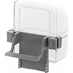 Duvo+ Duvoplus, Vogelkäfig, Kanarienvögel, 8 x 4,5 x 6,5 cm, Grau, Vögel, Grau