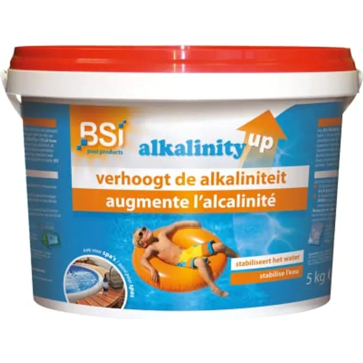 BSi poolreiniger Alkalinity up 5 kg blau-weiss