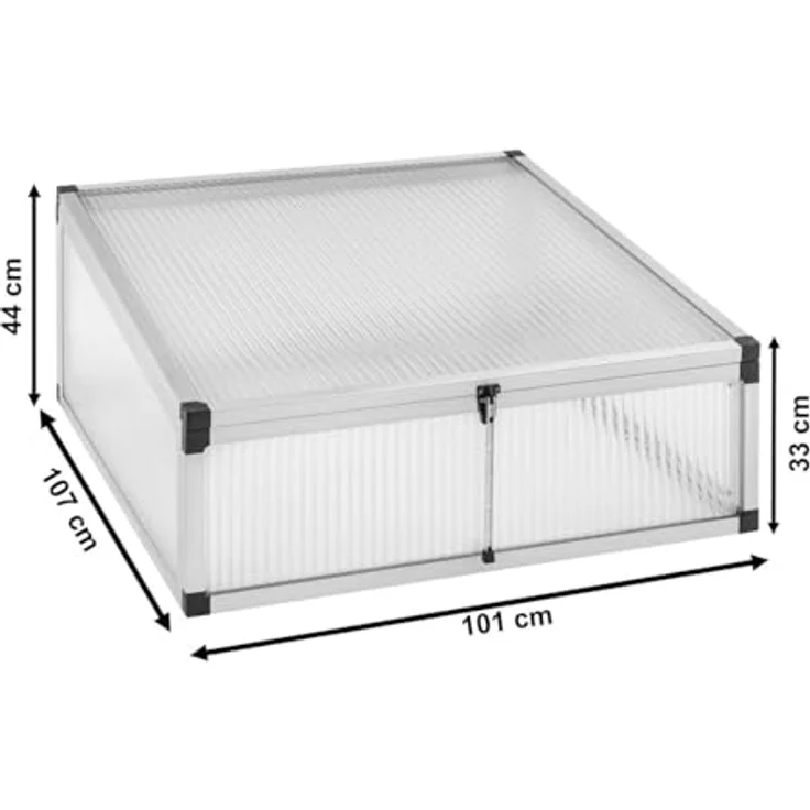 Beckmann FTHP Frühbeet Typ Allgäu Modell FTH mit 16 mm Polycarbonat Stegdreifachplatten – Bild 4