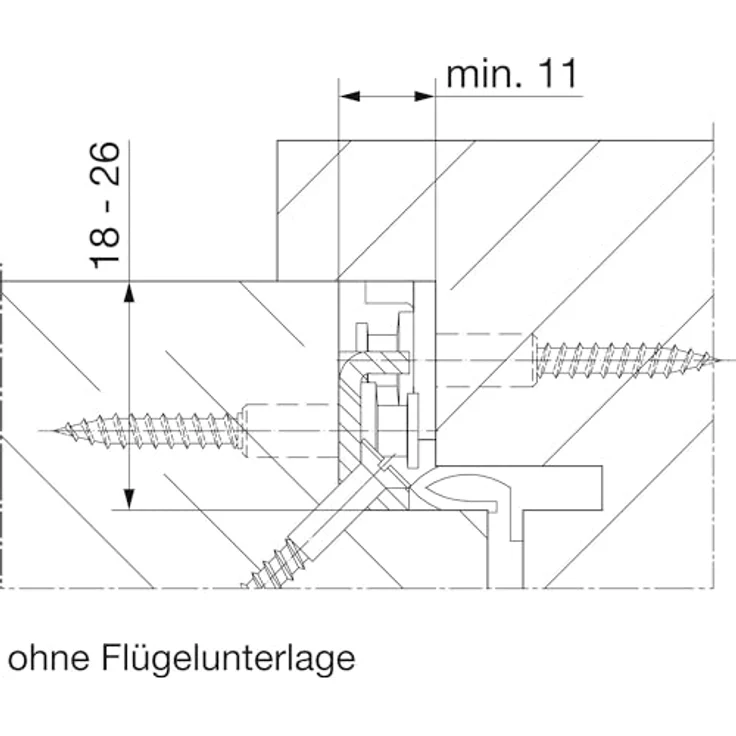 GEZE Fang- und Putzschere FPS, Größe 1, Stahl verzinkt, Falzluft 11 mm, Falztiefe 18 mm – Bild 3
