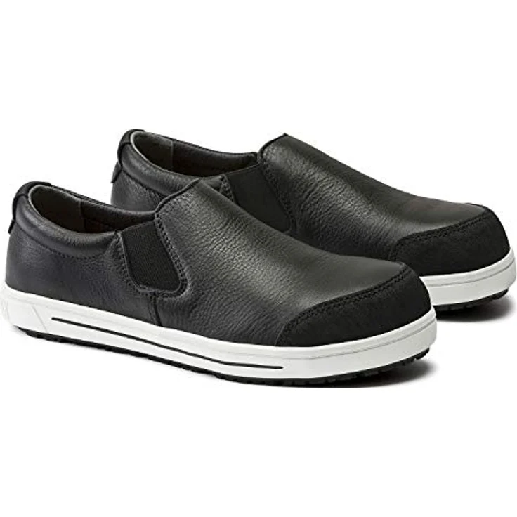 Birkenstock QS 400, Sicherheitsschuh S3 mit 200 Joule Stahlkappe, wasserabweisendem Glattleder und rutschhemmender Laufsohle – Bild 4