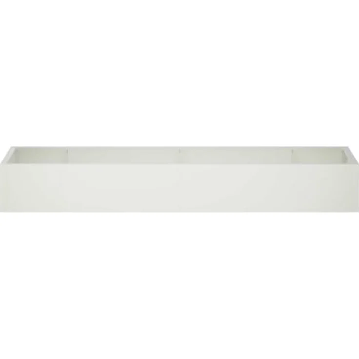 vidaXL Beetumrandung Stützmauer, modulare Gartenmauer aus wetterbeständigem Stahl, 8 Stück, 300 x 100 x 30 cm, Weiß – Bild 7