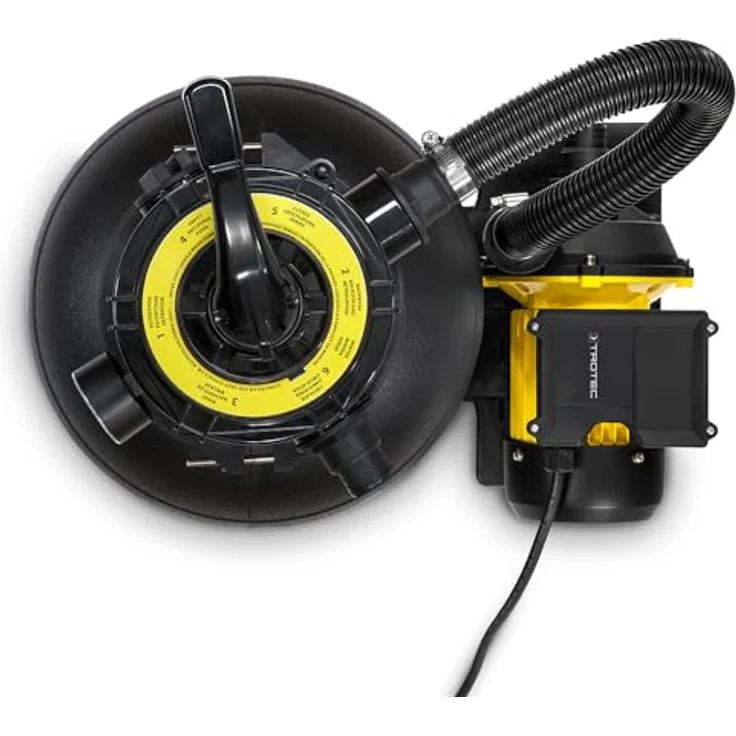 TROTEC Sandfilteranlage TSP 7900 E, Sandfilterpumpe mit 7900l/h Förderleistung für Schwimmbecken bis 25.000 l – Bild 6