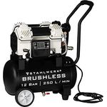 STAHLWERK Druckluft Kompressor mit verschleißfrei Brushless max. Druck12 Bar 18L