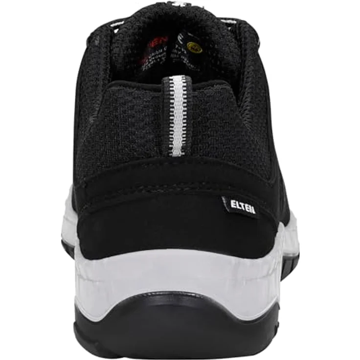 ELTEN MADDOX black-grey Low ESD S3S Sicherheitsschuh, atmungsaktiv, gepolsterte Lasche, TPU/PU Sohle MAXXIMO – Bild 3