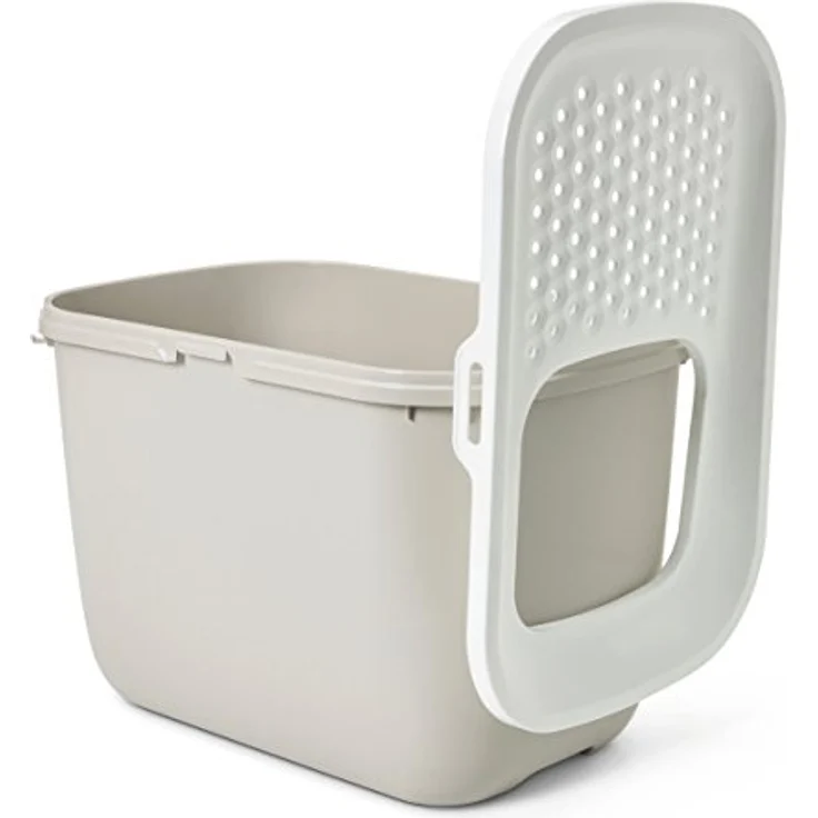 SAVIC Katzentoilette Hop In mit Einstieg von oben beige-weiss – Bild 2