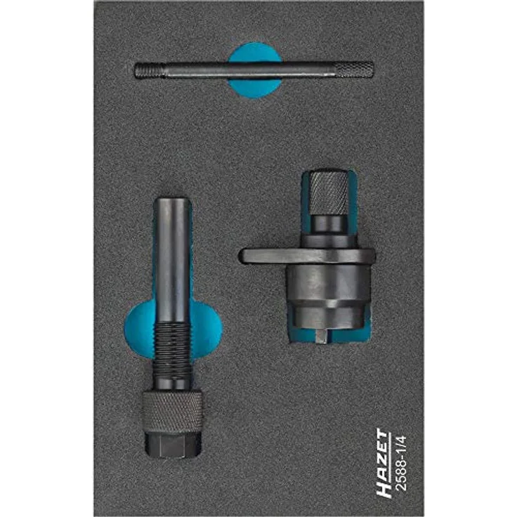 Hazet Motoreinstell-Werkzeug 2588-1/4, 4-teiliges Set zum Prüfen und Einstellen der Motor-Steuerzeiten