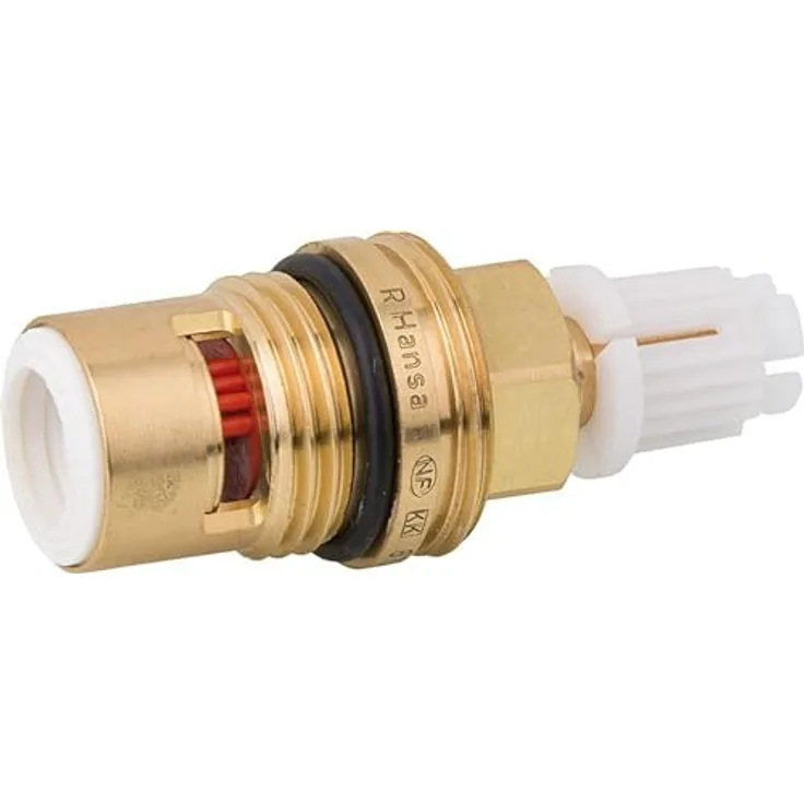 HANSA 59911103 Auslaufventil Thermostat Tempra Prisma, Keramik-Oberteil, 1/2 Zoll