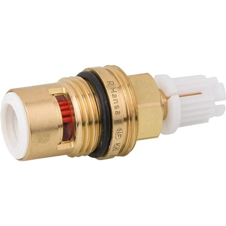 HANSA 59911103 Auslaufventil Thermostat Tempra Prisma, Keramik-Oberteil, 1/2 Zoll