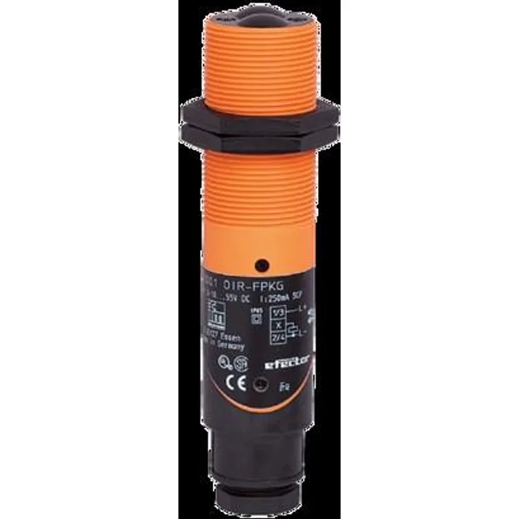 IFM OI0001, Bewegungsmelder mit Reflexlichtschranke, IP65, 4 m Reichweite, akustische Rückmeldung, Schraubbefestigung
