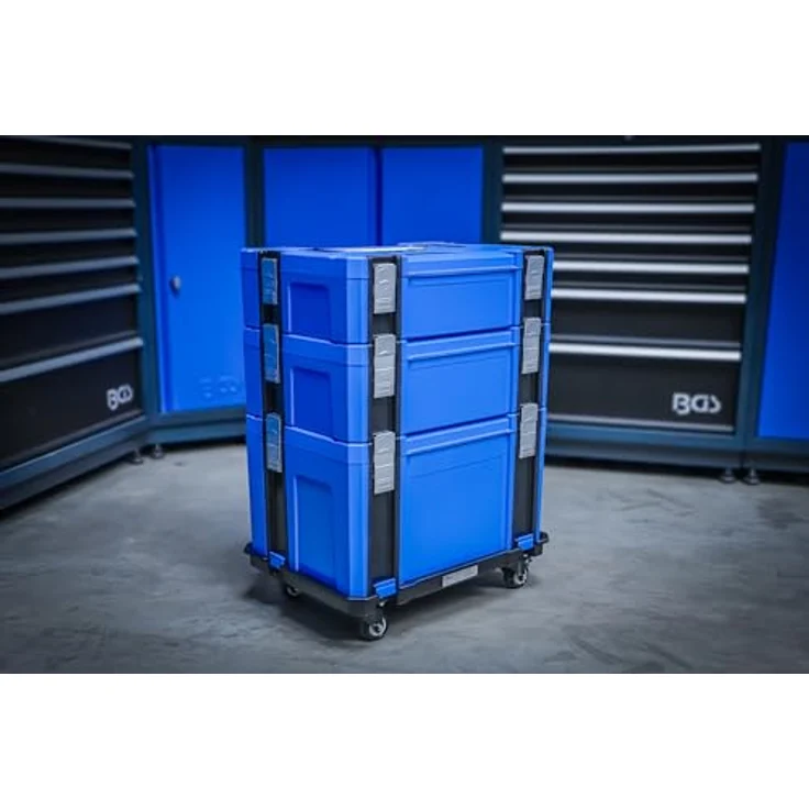 BGS Werkzeugkoffer Systemkoffer-Rollbrett für Systemkoffer, robust und mobil – Bild 3