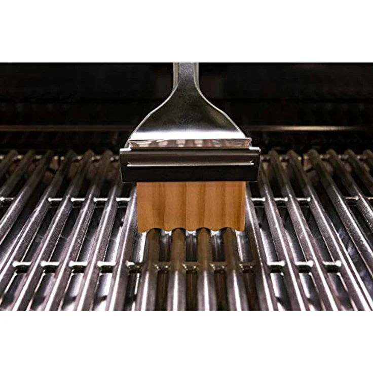 Char-Broil Ersatzbürstenkopf Hot-Clean, passend für Grillbürste Cool-Clean Premium, Zedernholz für heiße Grillroste – Bild 5