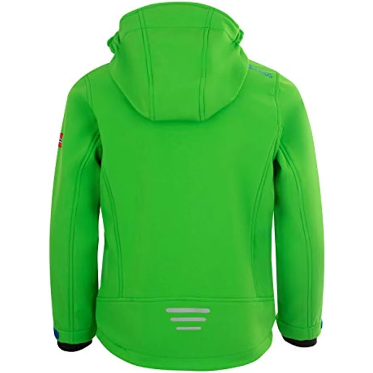 TROLLKIDS Softshelljacke Kids Trollfjord Jacket, winddicht, wasserabweisend, atmungsaktiv, in Kontrastfarbe – Bild 3