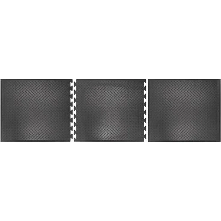 COBA Europe Comfort Lok Arbeitsplatzmatte, Antirutsch SBR-Gummi, 0.8m x 0.7m x 12mm, schwarz – Bild 2