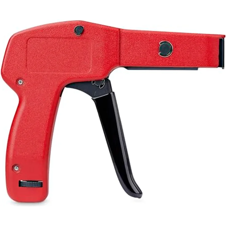 StarTech Nylon-Kabelbinderpistole, Werkzeug zum Schneiden und Installieren von Kabelbindern, rot, für Kabelbinder 2,4 - 4,8 mm – Bild 5