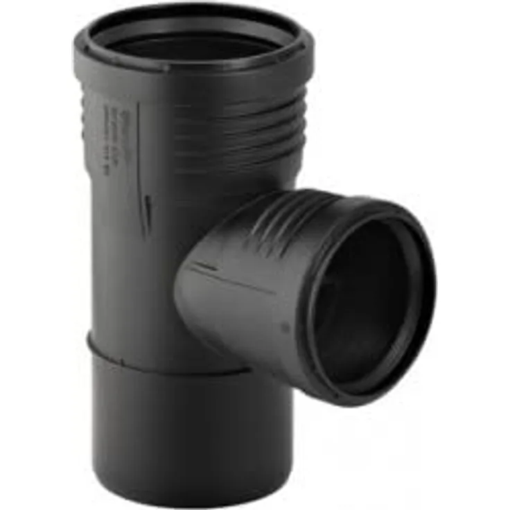 Geberit Silent-PP Abzweig mit Muffen, DN 75-50-87,5° für Gartenentwässerungen, 390.348.14.1