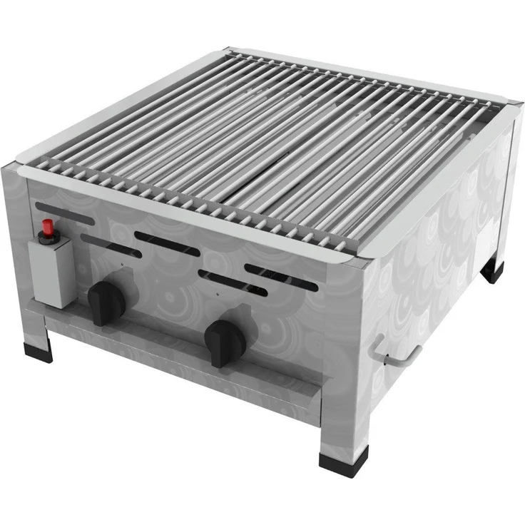 ChattenGlut Gasgrill ChattenGlut Gastrobräter 7,3kW mit Einzelne Edelstahlstäbe als Rost, BxTxH: 480x530x270 cm, Hessen Germany Design – Bild 1