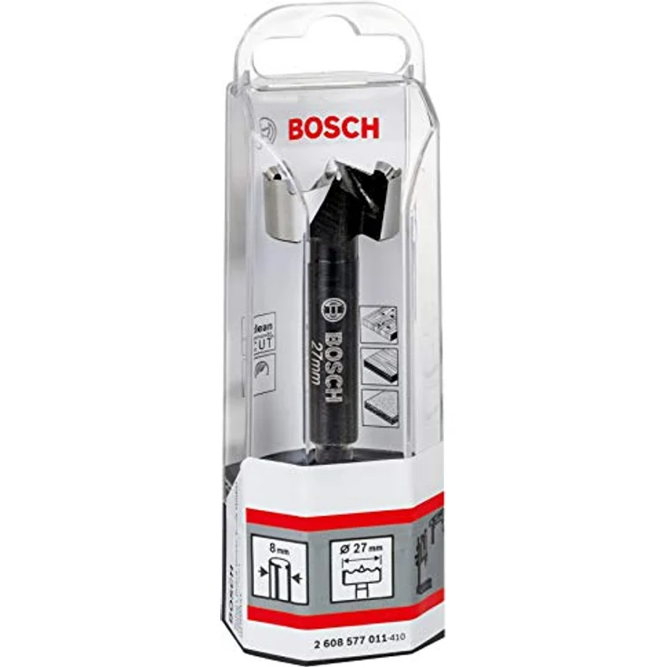 Bosch Accessories 2608577011 Forstnerbohrer 27 mm, präziser Holzbohrer mit zahnförmigem Design für splitterfreies Bohren – Bild 2