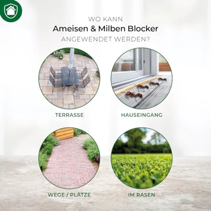 PROTECT HOME Ameisen & Milben Blocker, insektizidfreies Naturmittel gegen Ameisen und Milben, 200 g Dose für Garten und Rasen – Bild 3