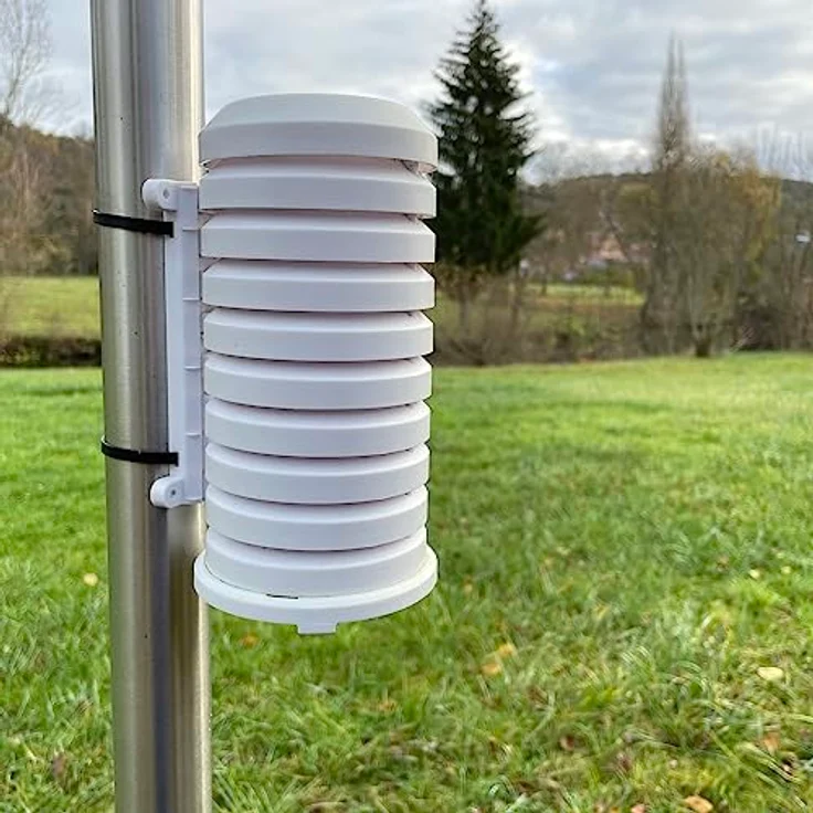 TFA Dostmann 98.1114.02 Schutzgehäuse, wetterfestes Abdeckgehäuse für Temperatur- und Thermo-Hygrosender mit Luftzirkulation – Bild 2