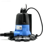 COIL Poolpumpe 200W, Entwässerungspumpe, Abwasserpumpe, Schwimmbadpumpe, Tauchpumpe, 5500 l/h, 5m Hebekapazität, Blau