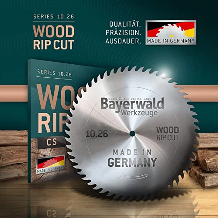 Bayerwald CS Kreissägeblatt Ø 500 mm x 2,5 mm x 30 mm | Spitzzahn (80 Zähne) | einfache, feinere Zuschnitte - Brennholz & Holzwerkstoffe | chrom-stahl – Bild 2