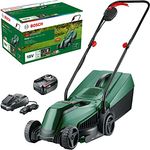Bosch Akku-Rasenmäher EasyMower 18V-32-150 (Bis zu 100 m2 mit einem 3,0-Ah-Akku; 18-Volt-System; Schnittbreite: 32 cm; mit Ladegerät und 3,0-Ah-Batterie)