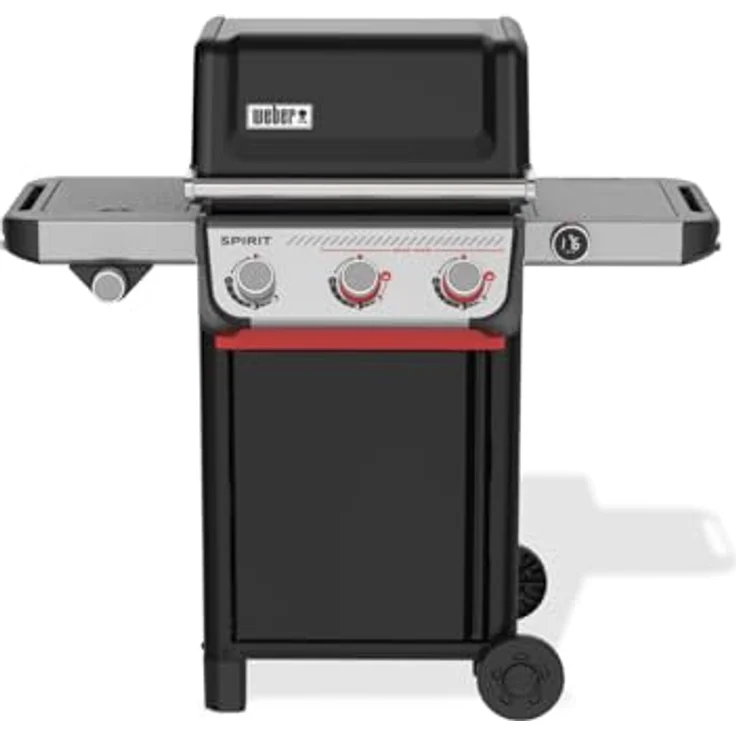 Weber SPIRIT EX-335 Smarter Gasgrill, 3-Brenner mit WLAN-Thermometer, Sear Zone und Seitenbrenner, schwarz – Bild 1