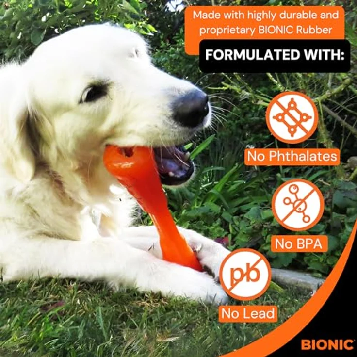 Bionic Urban Stick, extrem widerstandsfähiges Hundespielzeug, 26cm, robustes Spielzeug für Hunde zwischen 13-27+kg – Bild 4