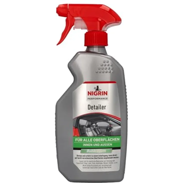 NIGRIN Nigrin Multi-Detailer Autoreiniger Innen & Außen, 500 ml, für glatte Oberflächen, wasser- und schmutzabweisend, Duft Bubblegum