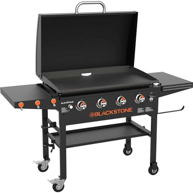 Blackstone Plancha-Grill 36", 4-Brenner Gasgrill mit 91 x 55 cm Grillfläche und 17,5 kW Leistung – Bild 1