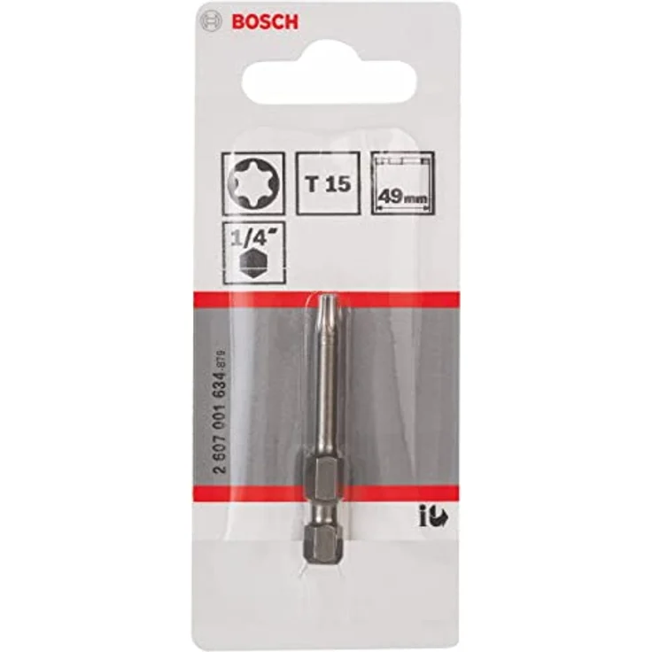 Bosch Professional Bit Extra-Hart für Innen-Torx-Schrauben (T15, Länge: 49 mm) - Preisvergleich – Bild 3