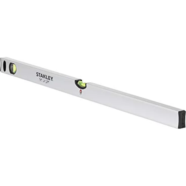 Stanley Wasserwaage Klassik (80 cm Länge, magnetisch, schlagfeste Blocklibelle, große Seitenlibelle) STHT1-43112