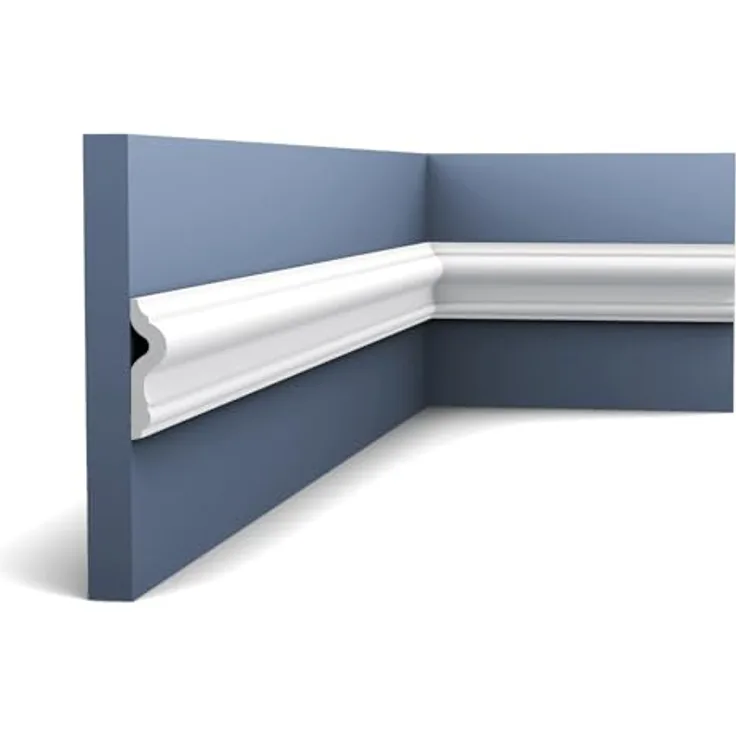 Orac Decor Zierleiste PX202, Wand- und Friesleiste aus Duropolymer®, 2 m, weiß, klassisches Design