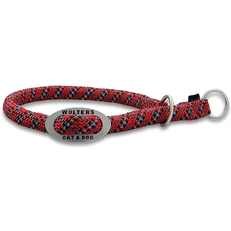 Wolters | Schlupfhalsband Everest reflektierend in Rot/Schwarz | L 35 - 40 x B 0,9 cm