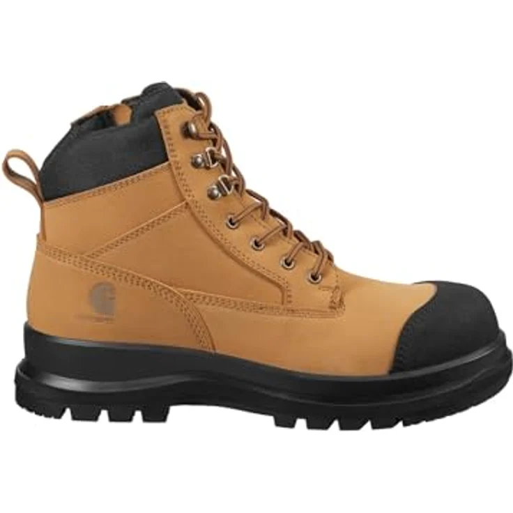 Carhartt Detroit 6" Zip Boot, Sicherheitsstiefel S3 mit durchtrittsicherer Sohle, braun/schwarz, Größe 48 – Bild 2